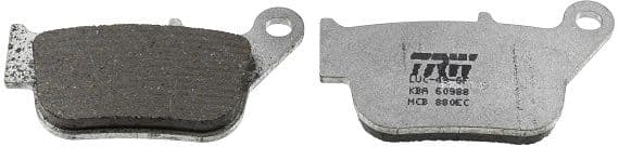 set placute frana,frana disc TRW MCB880EC
