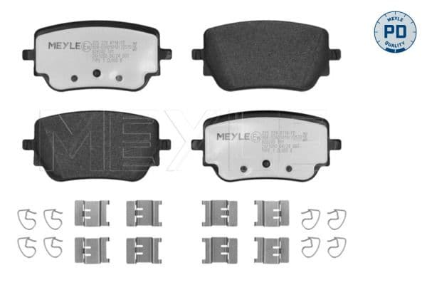 set placute frana,frana disc MEYLE -PD: Advanced performance and design. 025 229 8718/PD