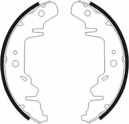 Set saboti frana ABE C00318ABE