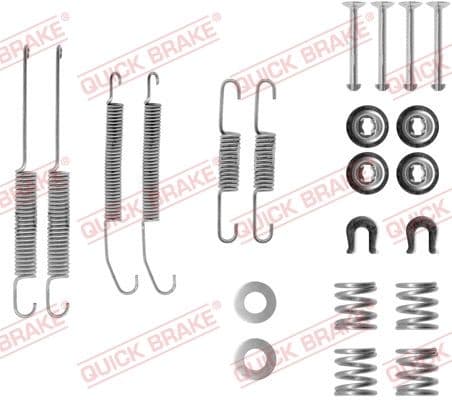 Set accesorii, sabot de frana QUICK BRAKE 105-0718
