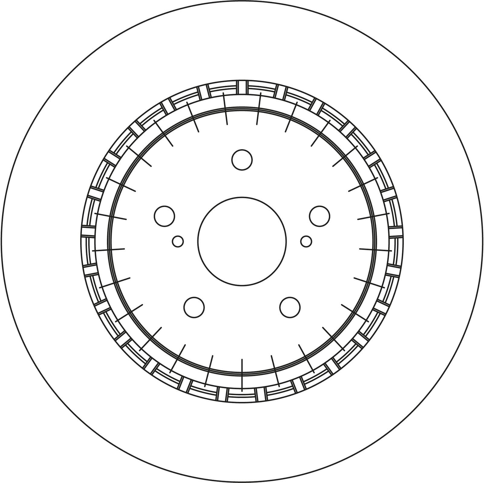 Disc frana TRW DF4594S