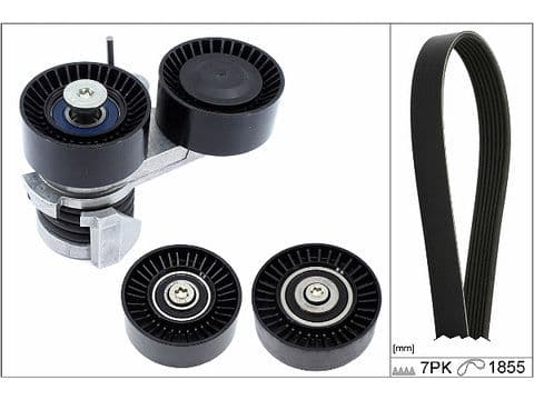 Set curea transmisie cu caneluri Schaeffler INA 529 0495 10