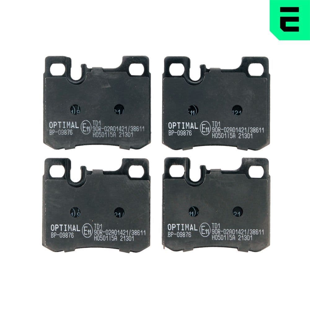 set placute frana,frana disc OPTIMAL BP-09876