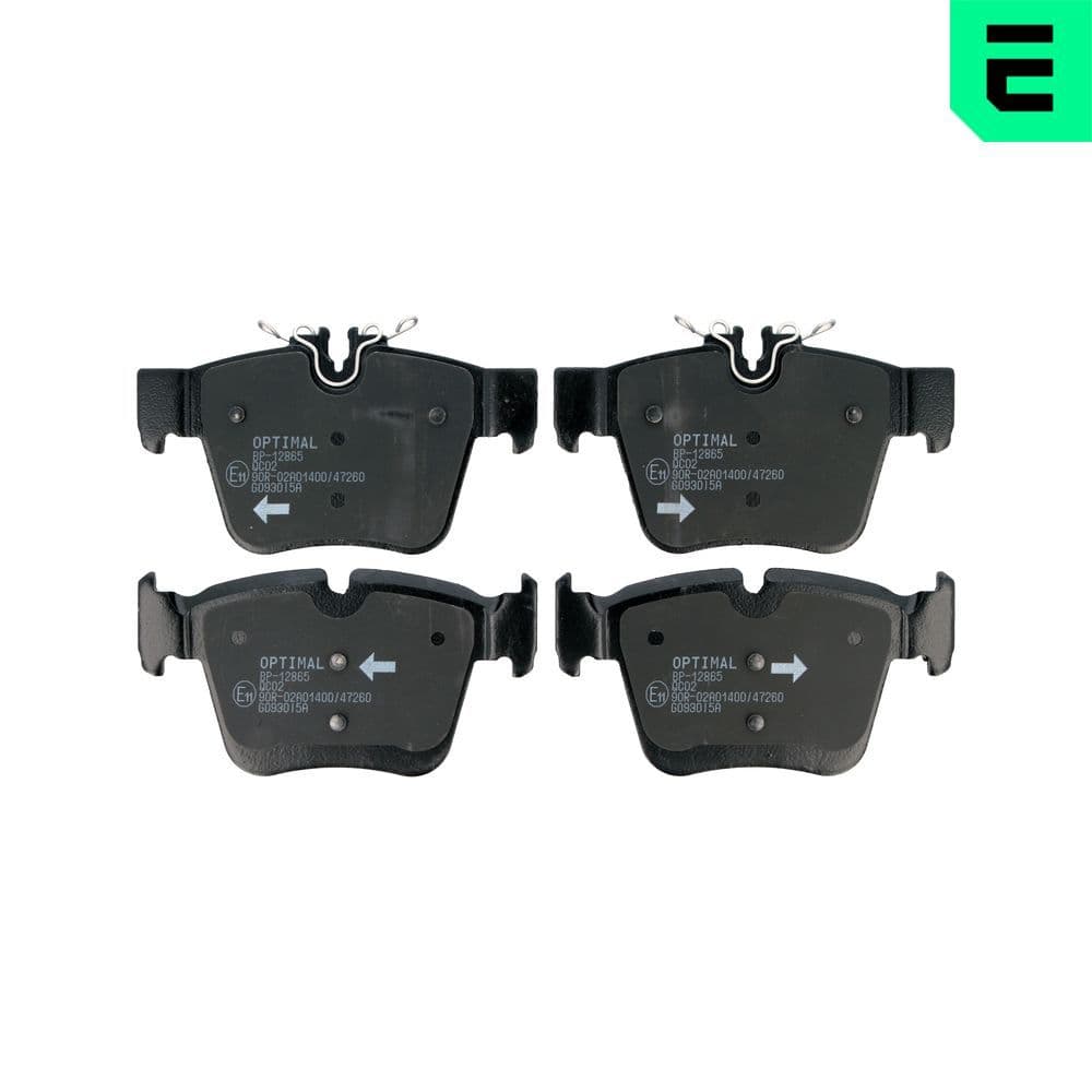 set placute frana,frana disc OPTIMAL BP-12865