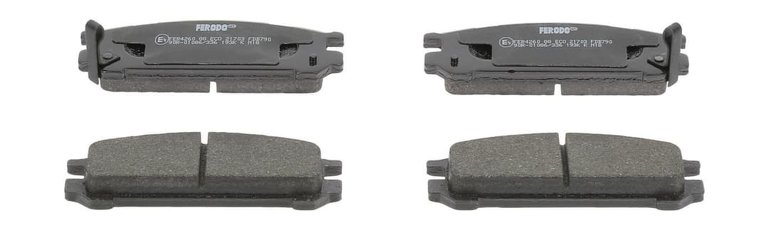set placute frana,frana disc FERODO PREMIER ECO FRICTION FDB790