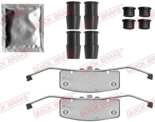 Set accesorii, placute frana QUICK BRAKE 109-1837