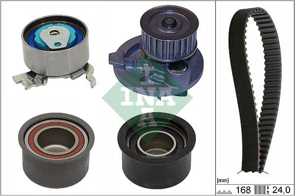 Set pompa apa + curea dintata Schaeffler INA 530 0444 30