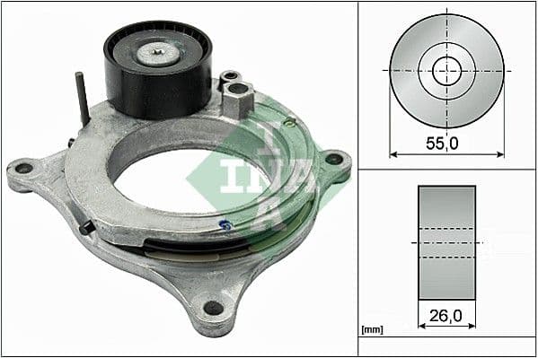 Intinzator curea, curea distributie Schaeffler INA 534 0598 10