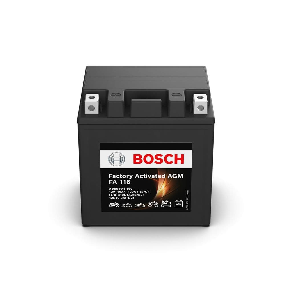 Baterie de pornire BOSCH AGM activat din fabrică 0 986 FA1 160