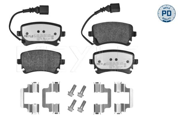 set placute frana,frana disc MEYLE -PD: Advanced performance and design. 025 233 2617-1/PD