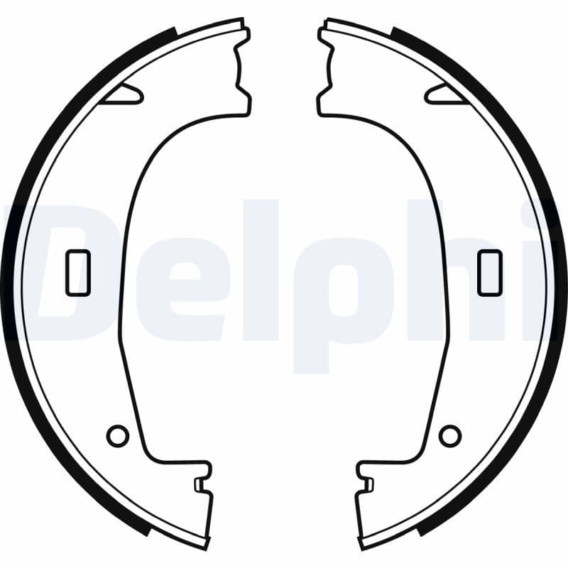Set saboti frana, frana de mana DELPHI LS1704
