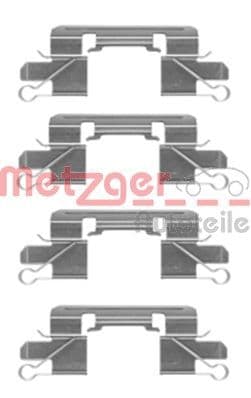 Set accesorii, placute frana METZGER 109-1769