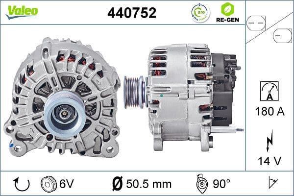Generator / Alternator VALEO 440752
