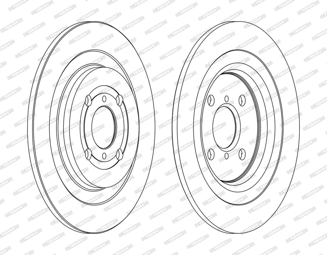 Disc frana FERODO DDF1588C
