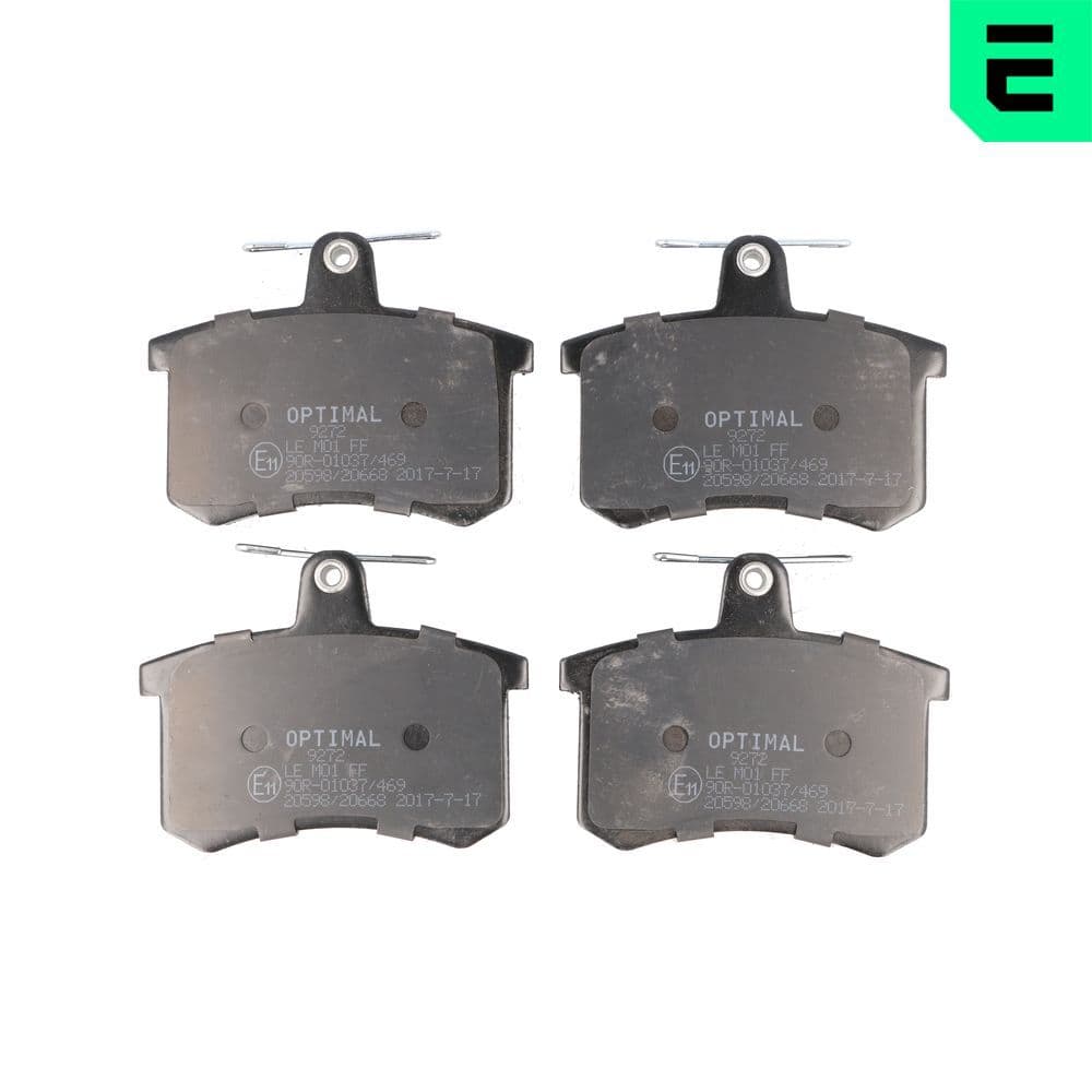 set placute frana,frana disc OPTIMAL BP-09272