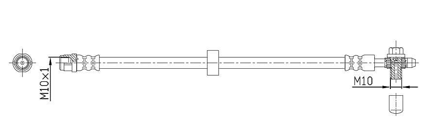 Furtun frana METZGER 4116215