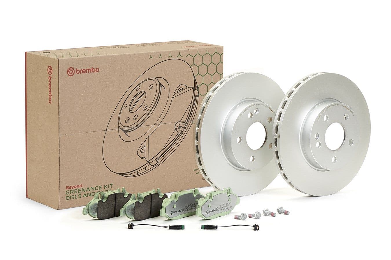 Set frana, frana disc BREMBO KT 10 030