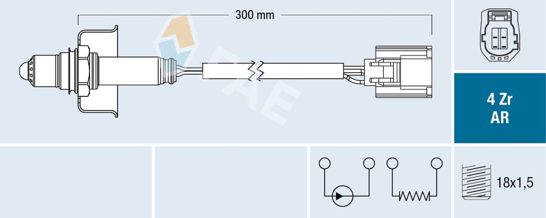 Sonda Lambda FAE 75644