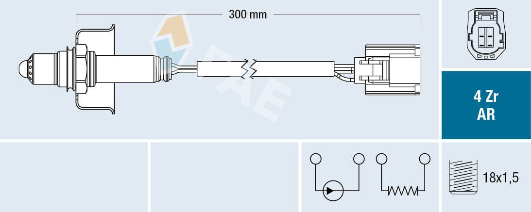 Sonda Lambda FAE 75644
