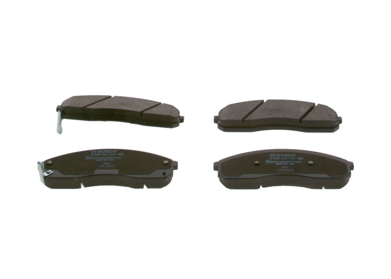 set placute frana,frana disc BOSCH 0 986 424 714