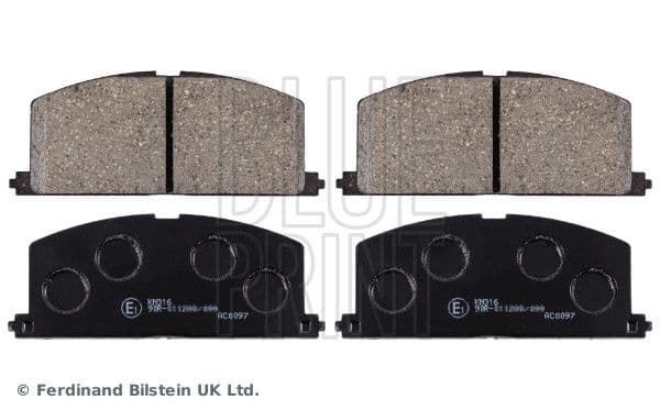 set placute frana,frana disc BLUE PRINT ADT34279