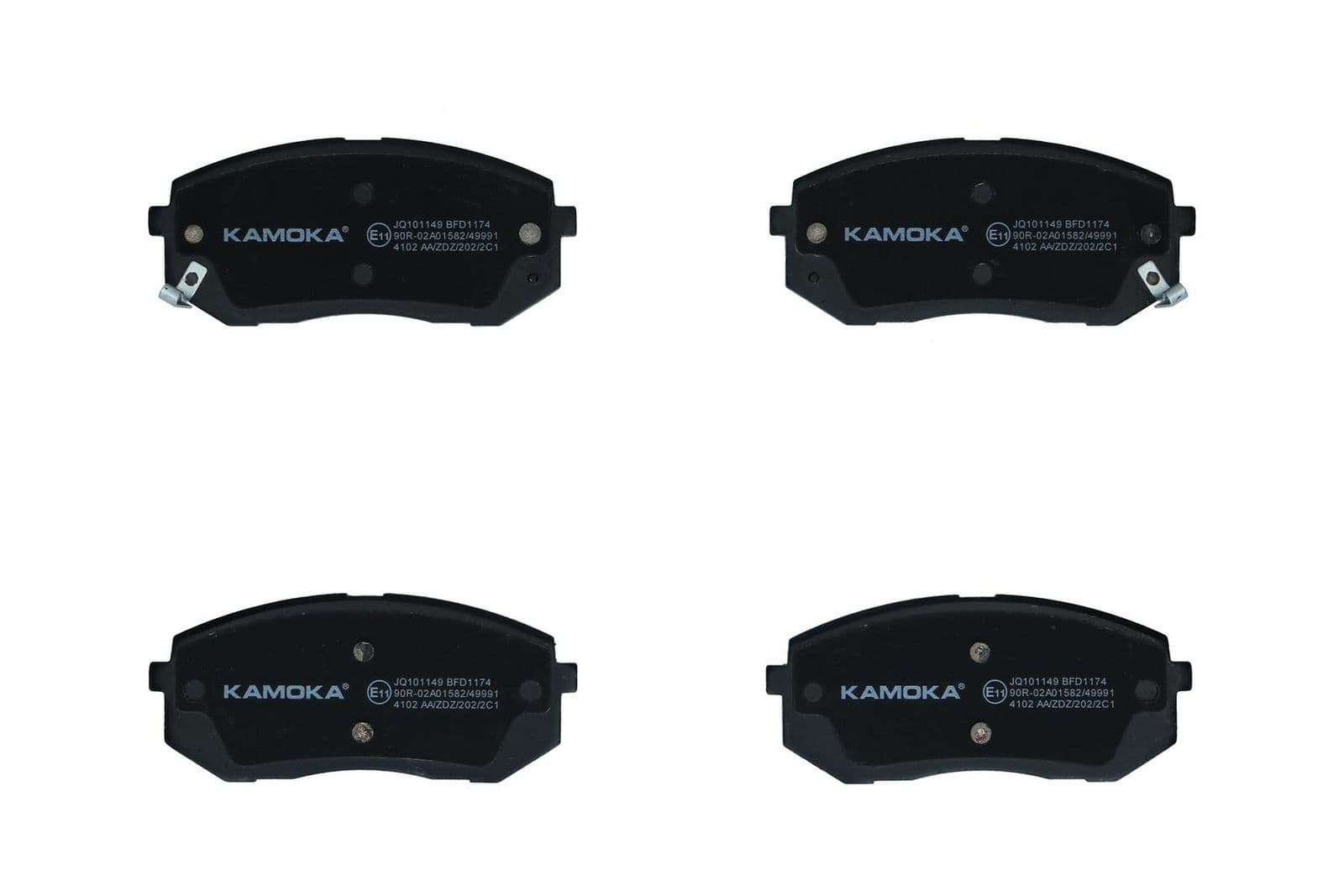 set placute frana,frana disc KAMOKA JQ101149