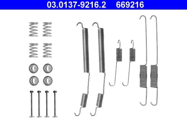 Set accesorii, sabot de frana ATE 03.0137-9216.2