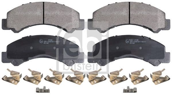 set placute frana,frana disc FEBI BILSTEIN 16951