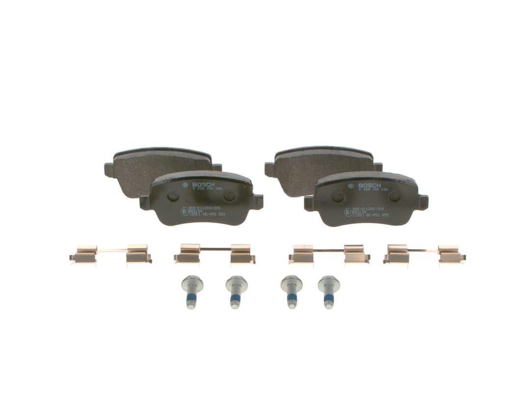set placute frana,frana disc BOSCH 0 986 494 126