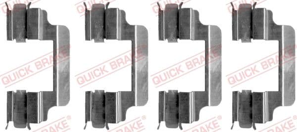 Set accesorii, placute frana QUICK BRAKE 109-1231