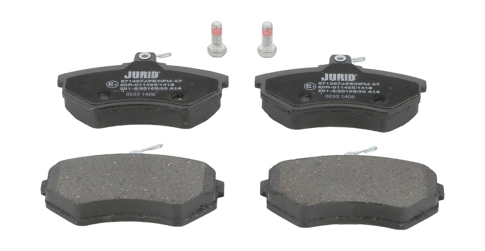 set placute frana,frana disc JURID 571357J