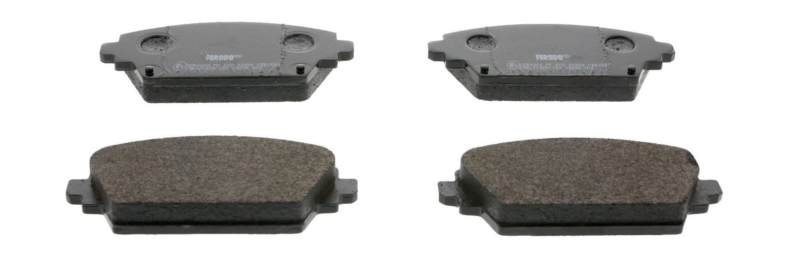 set placute frana,frana disc FERODO PREMIER ECO FRICTION FDB1580
