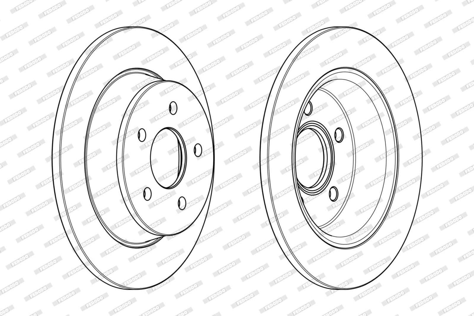 Disc frana FERODO DDF2058C