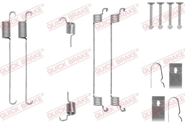 Set accesorii, sabot de frana QUICK BRAKE 105-0007
