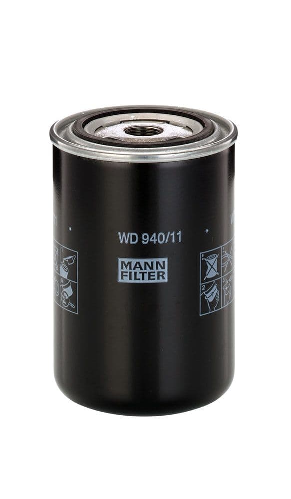Filtru hidraulic, cutie de viteze automata MANN-FILTER WD 940/11
