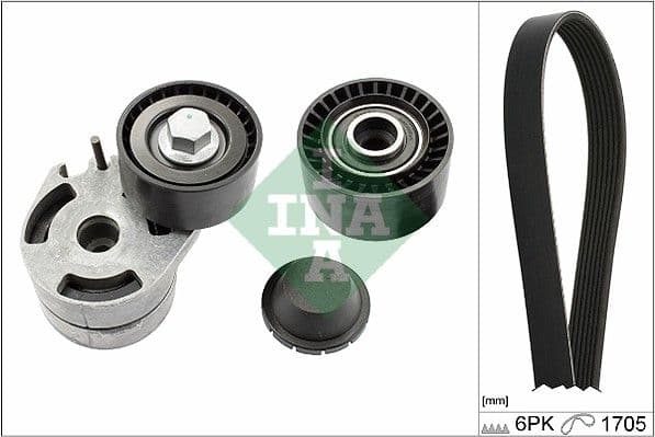 Set curea transmisie cu caneluri Schaeffler INA 529 0012 10