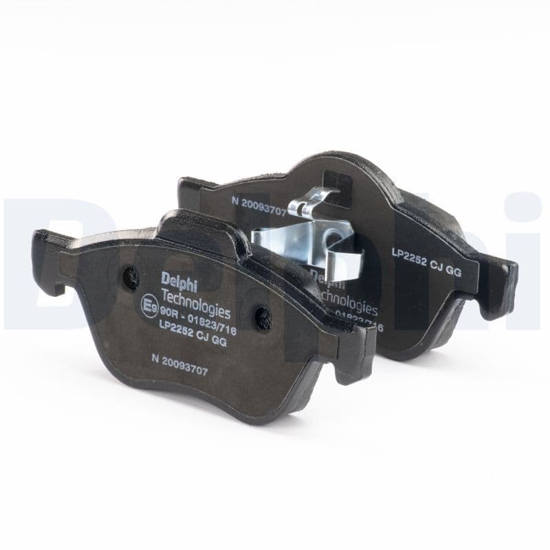 set placute frana,frana disc DELPHI LP2252