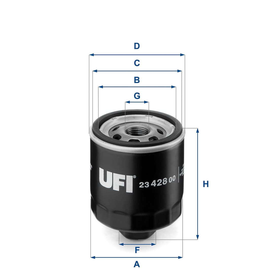 Filtru ulei UFI 23.428.00