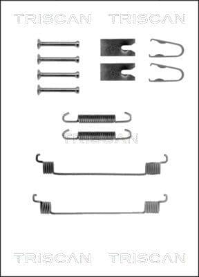 Set accesorii, sabot de frana TRISCAN 8105 102590