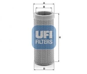 Filtru aer UFI 27.557.00