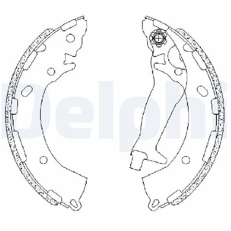 Set saboti frana DELPHI LS2195