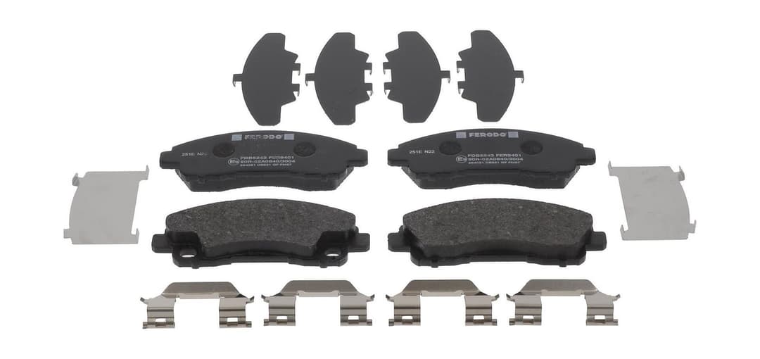 set placute frana,frana disc FERODO PREMIER ECO FRICTION FDB5243