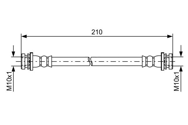 Furtun frana BOSCH 1 987 481 628