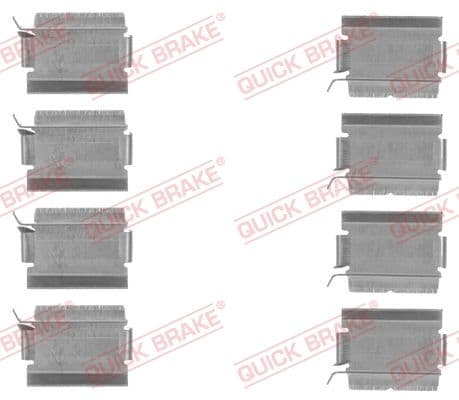 Set accesorii, placute frana QUICK BRAKE 109-1820