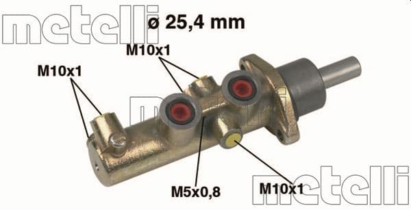 Pompa centrala, frana METELLI 05-0446