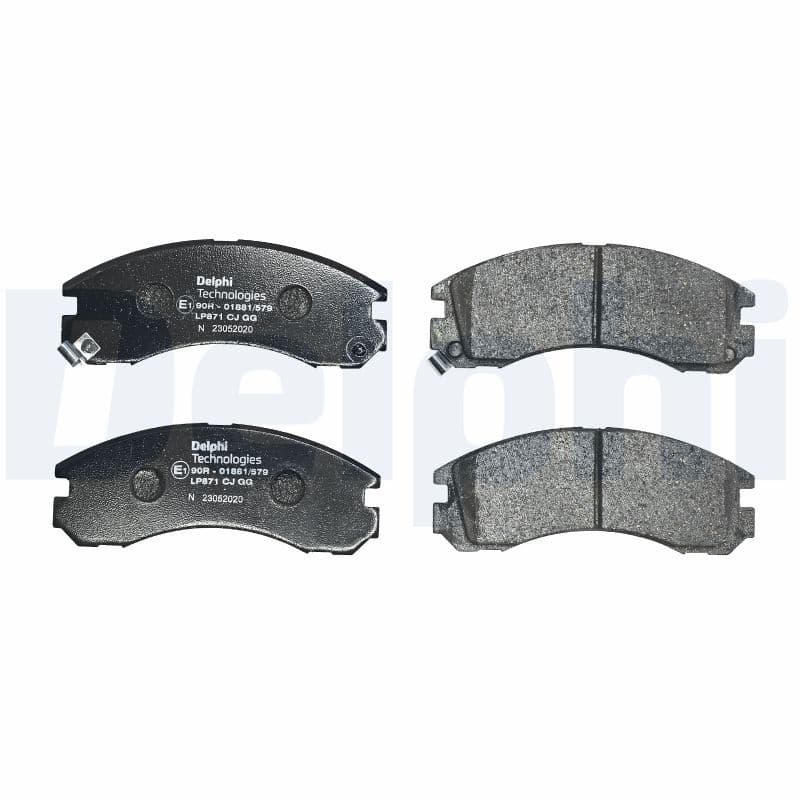 set placute frana,frana disc DELPHI LP871