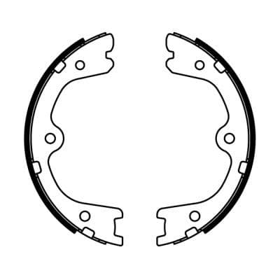 Set saboti frana, frana de mana ABE C01064ABE
