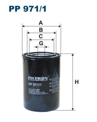 filtru combustibil FILTRON PP 971/1
