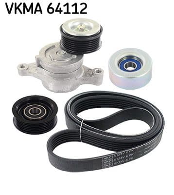 Set curea transmisie cu caneluri SKF VKMA 64112