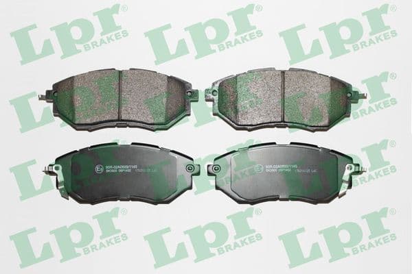 set placute frana,frana disc LPR 05P1402